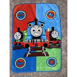 Vintage Thomas & Friends Tank Engine Three Train James Percy‎ Blanket Quadrant